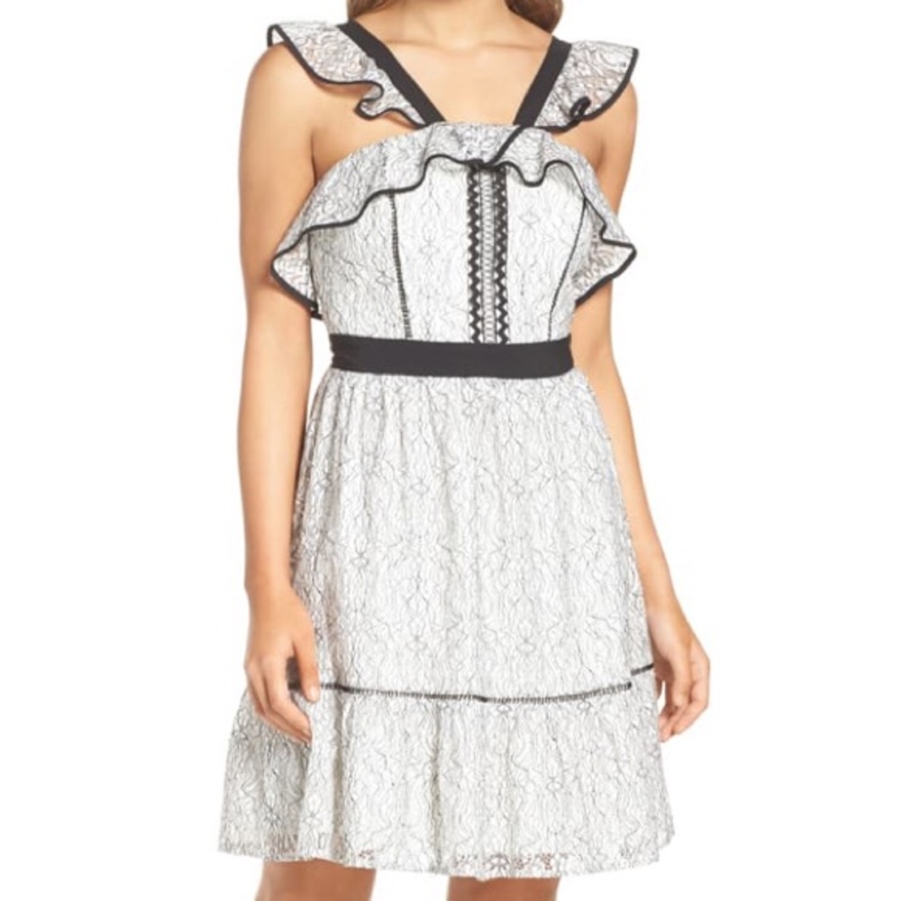 Adelyn Rae Lace Babydoll Dress